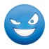 Antivibrador Gamma Emotions Smile Azul - 1Und
